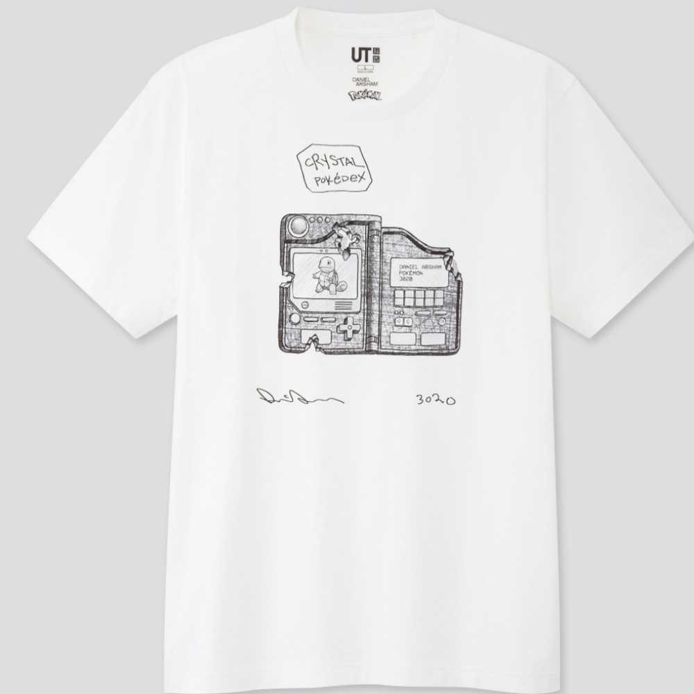 Pokemon x Daniel Arsham  UT Graphic Tee White